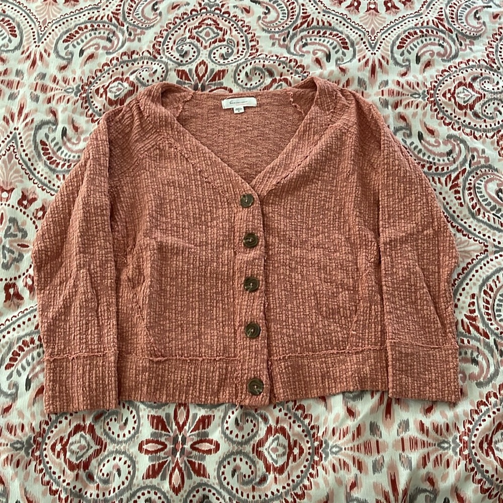 Vince Camuto® peach sweater (MEDIUM)